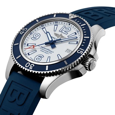 breitling diver super ocean chronometer|breitling superocean 42 white dial.